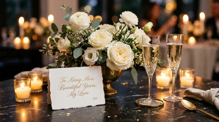 AI Anniversary Wishes Generator for Wedding Greeting Cards Dinner Toasts and Social Captions