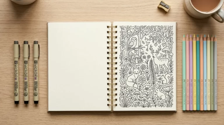 AI Coloring Book Page Prompt Generator for Kids Adults and Amazon KDP Printables